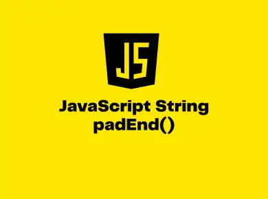 JavaScript String padEnd()