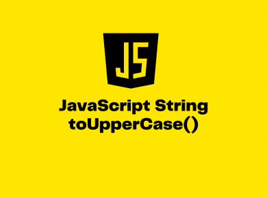 JavaScript String toUpperCase()