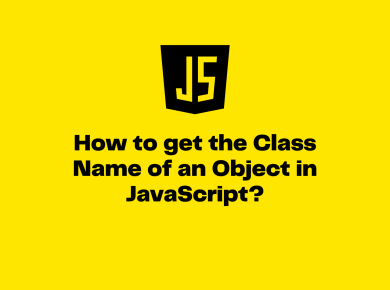 How to get the Class Name of an Object in JavaScript
