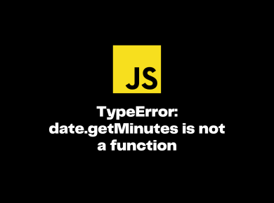 TypeError: date.getMinutes is not a function